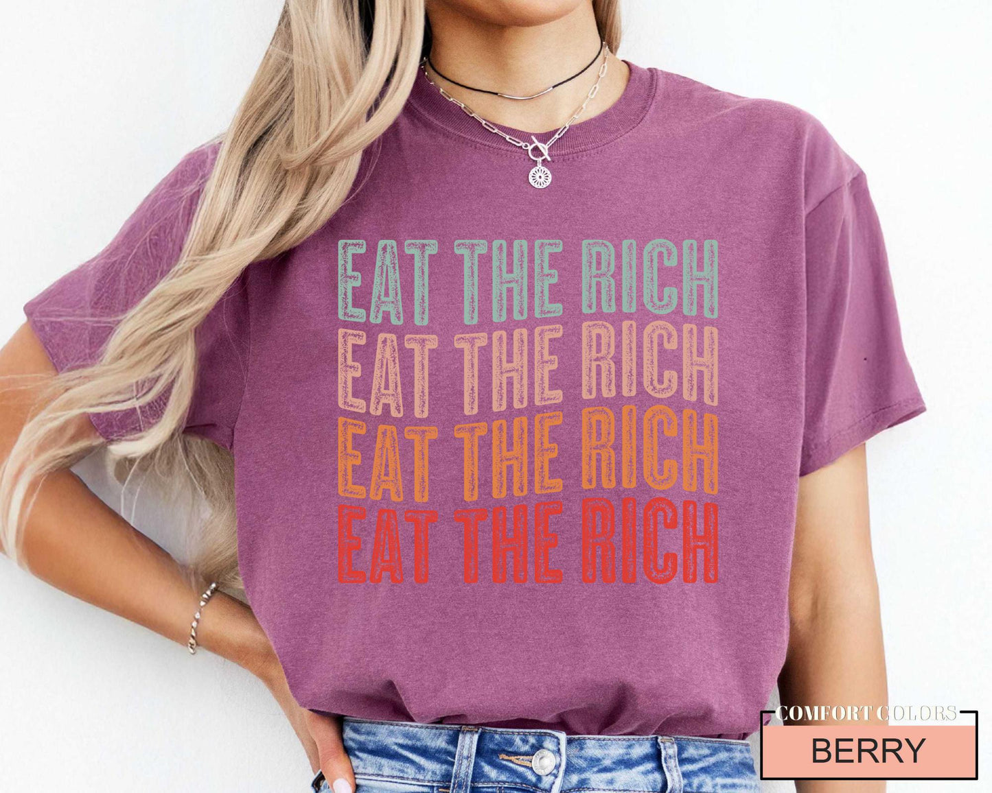 Eat the Rich Shirt, Anti Capitalist Political Shirt