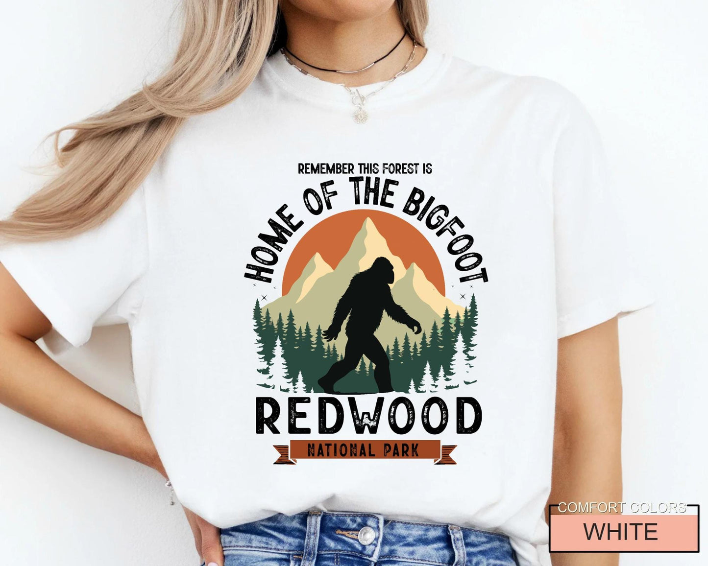 Redwood National Park Bigfoot T-Shirt: California Adventure Shirt