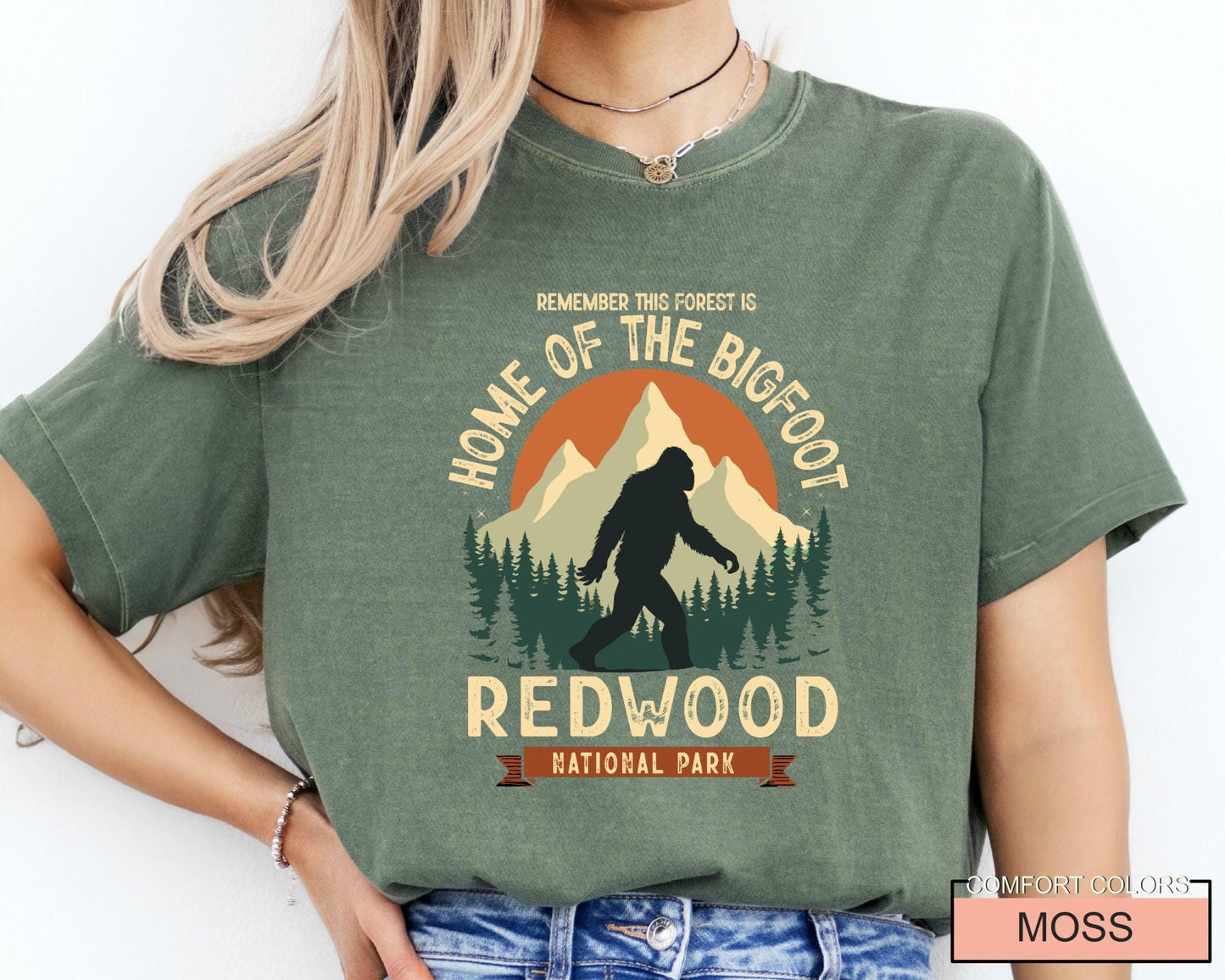 Redwood National Park Bigfoot T-Shirt: California Adventure Shirt