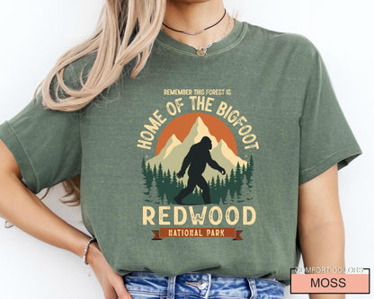 Redwood National Park Bigfoot T-Shirt: California Adventure Shirt