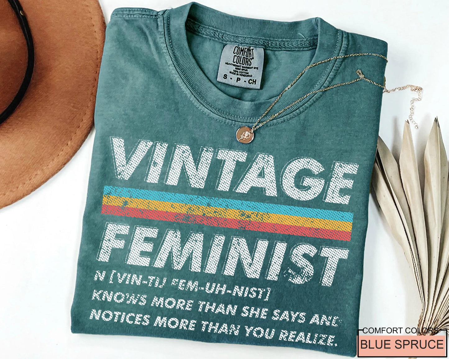 Vintage Feminist T-Shirt, Empowered Women 80s Feminist Shirt