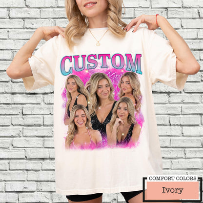 Custom Shirt, Personalized Face Shirt, Custom Valentines Day Tshirt