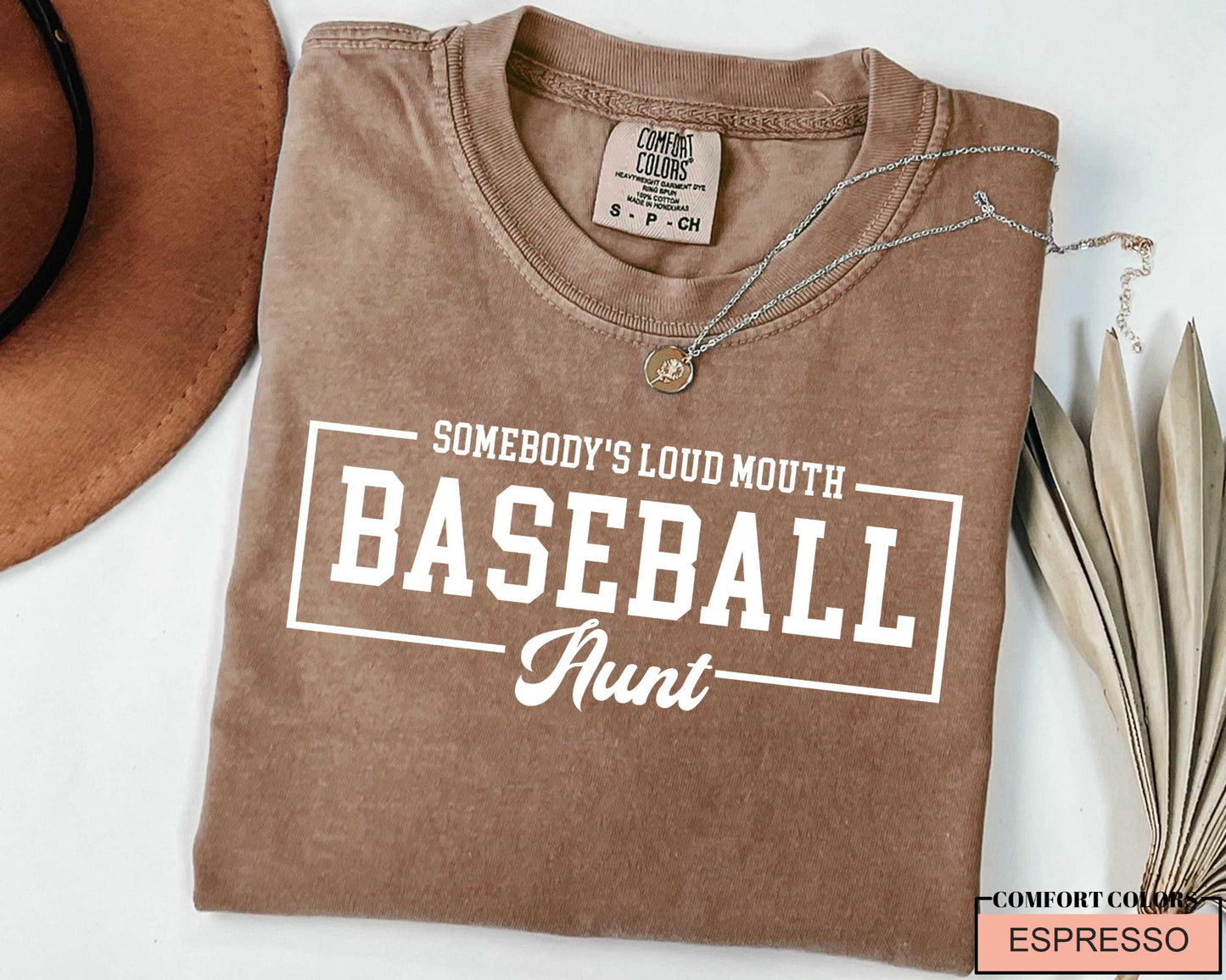 Loud Mouth Baseball Aunt Shirt - Auntie Sports Tee