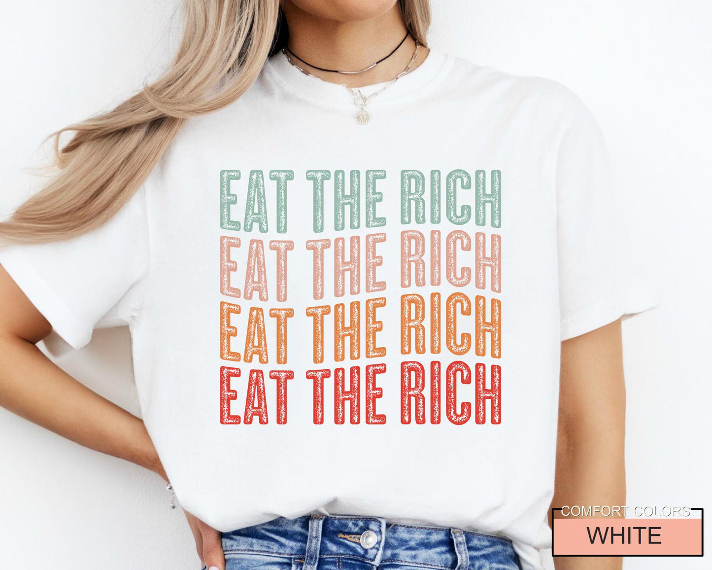 Eat the Rich Shirt, Anti Capitalist Political Shirt