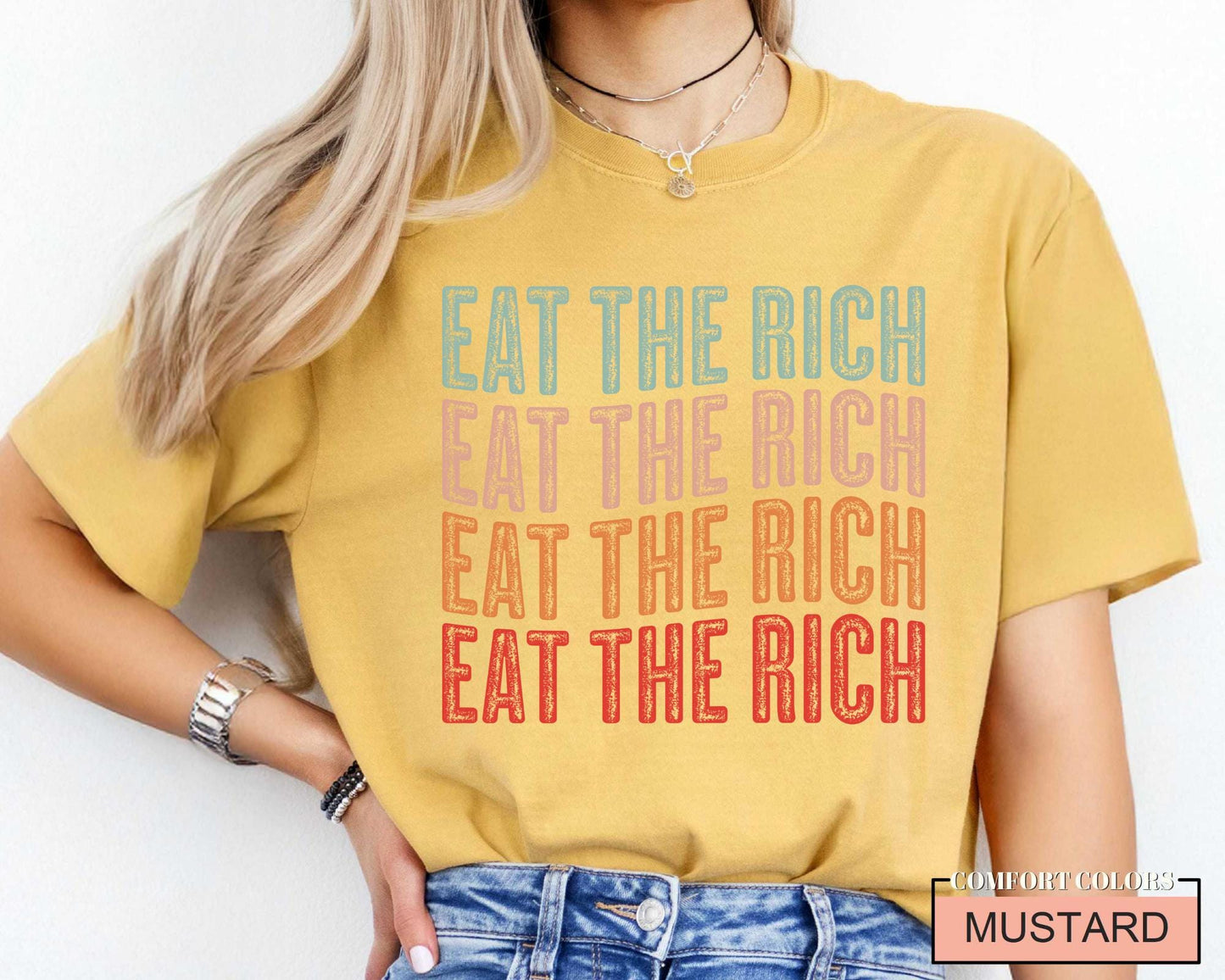Eat the Rich Shirt, Anti Capitalist Political Shirt