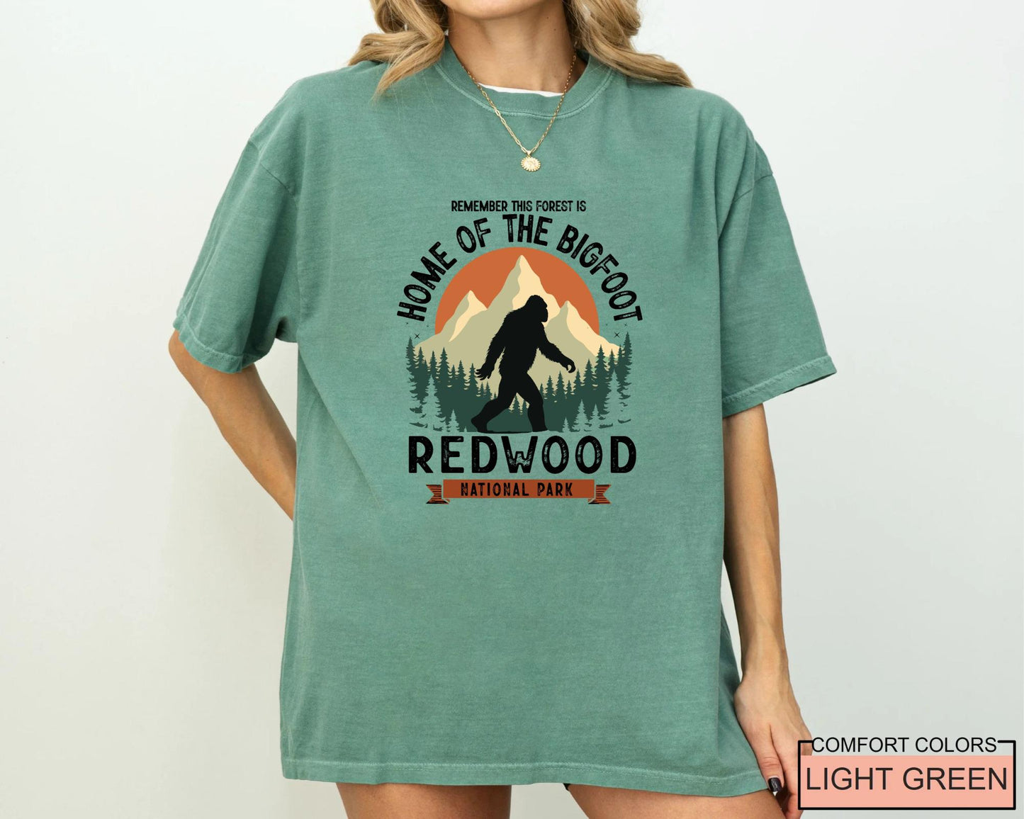 Redwood National Park Bigfoot T-Shirt: California Adventure Shirt
