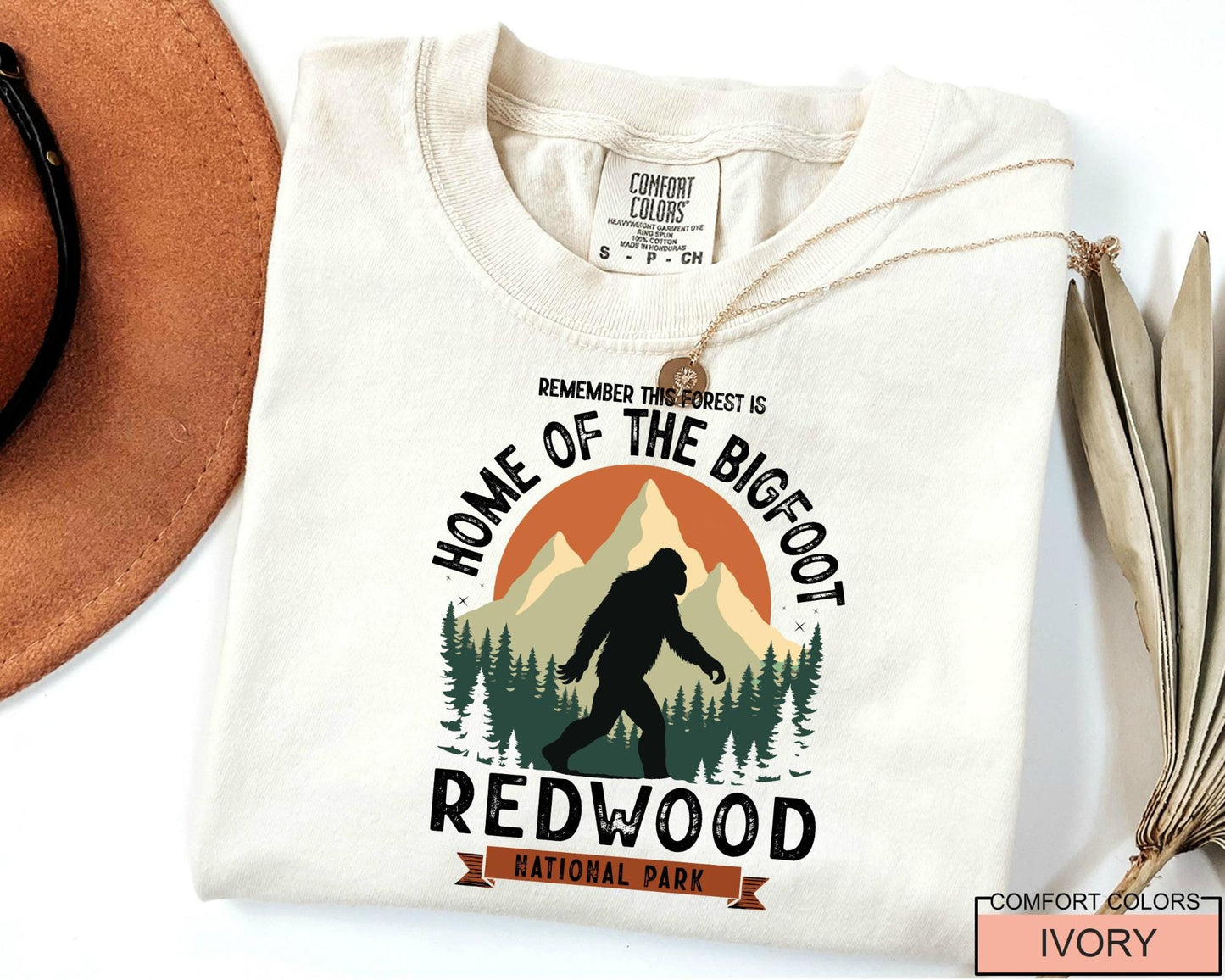 Redwood National Park Bigfoot T-Shirt: California Adventure Shirt