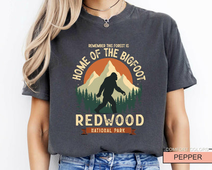 Redwood National Park Bigfoot T-Shirt: California Adventure Shirt