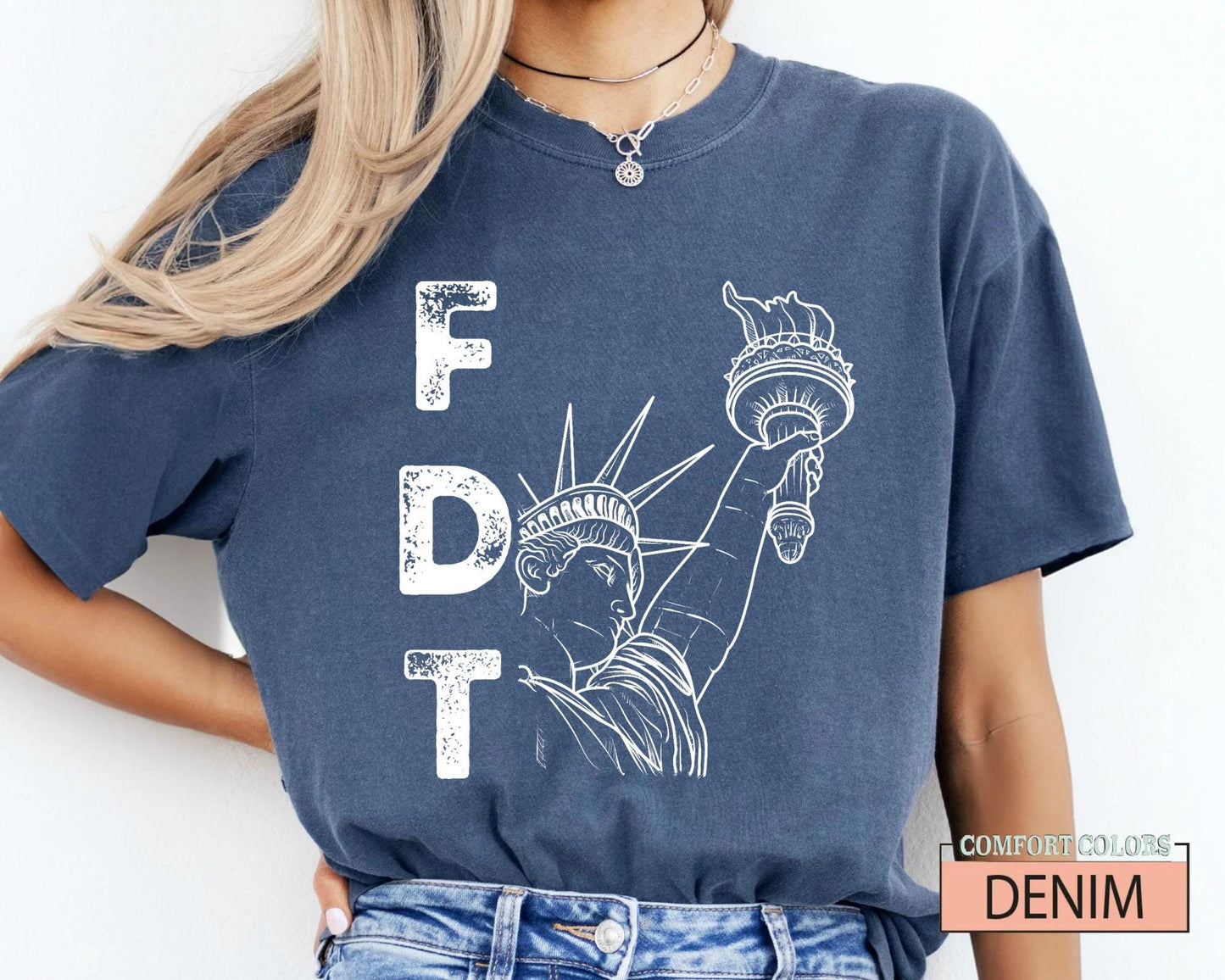 FDT Statue of Liberty Shirt, Political Statement Tee for Activists, Resist Protest Gift