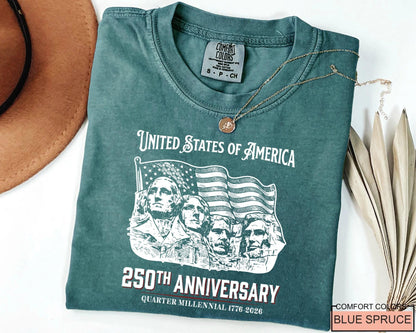 USA 250th Anniversary Shirt, 1776-2026 Semiquincentennial Patriotic Tee