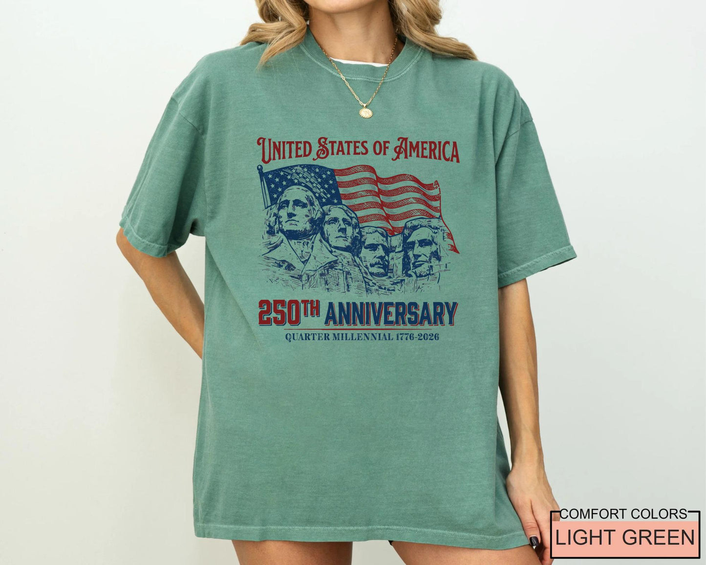 USA 250th Anniversary Shirt, 1776-2026 Semiquincentennial Patriotic Tee