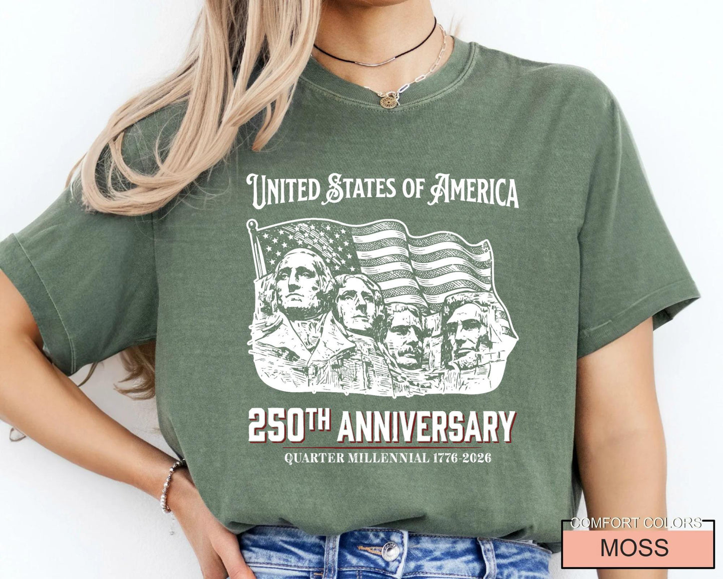 USA 250th Anniversary Shirt, 1776-2026 Semiquincentennial Patriotic Tee