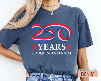 USA 250th Anniversary Shirt, Semiquincentennial Celebration Tee