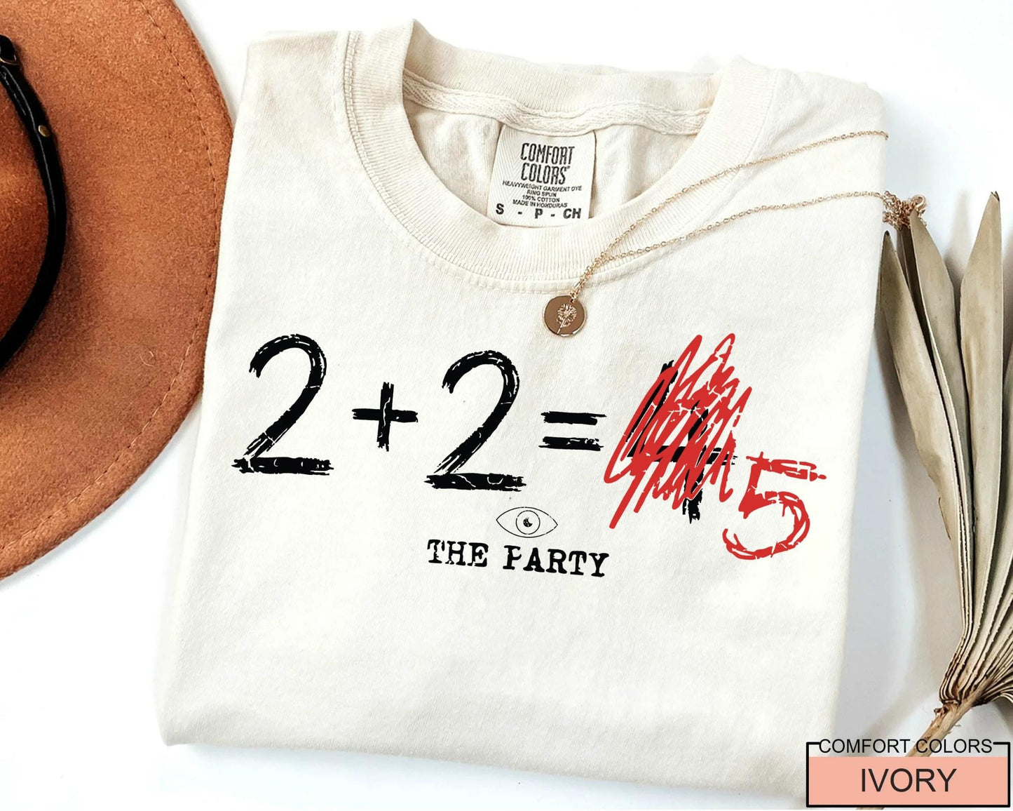 2+2= 5 George Orwell Tee, 1984 Quote Shirt
