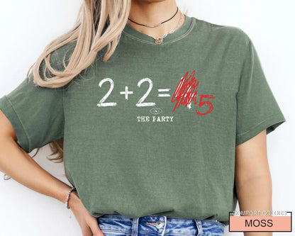 2+2= 5 George Orwell Tee, 1984 Quote Shirt