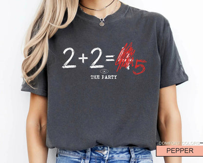 2+2= 5 George Orwell Tee, 1984 Quote Shirt