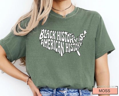 Black History is American History T-Shirt, Comfort Colors Tee