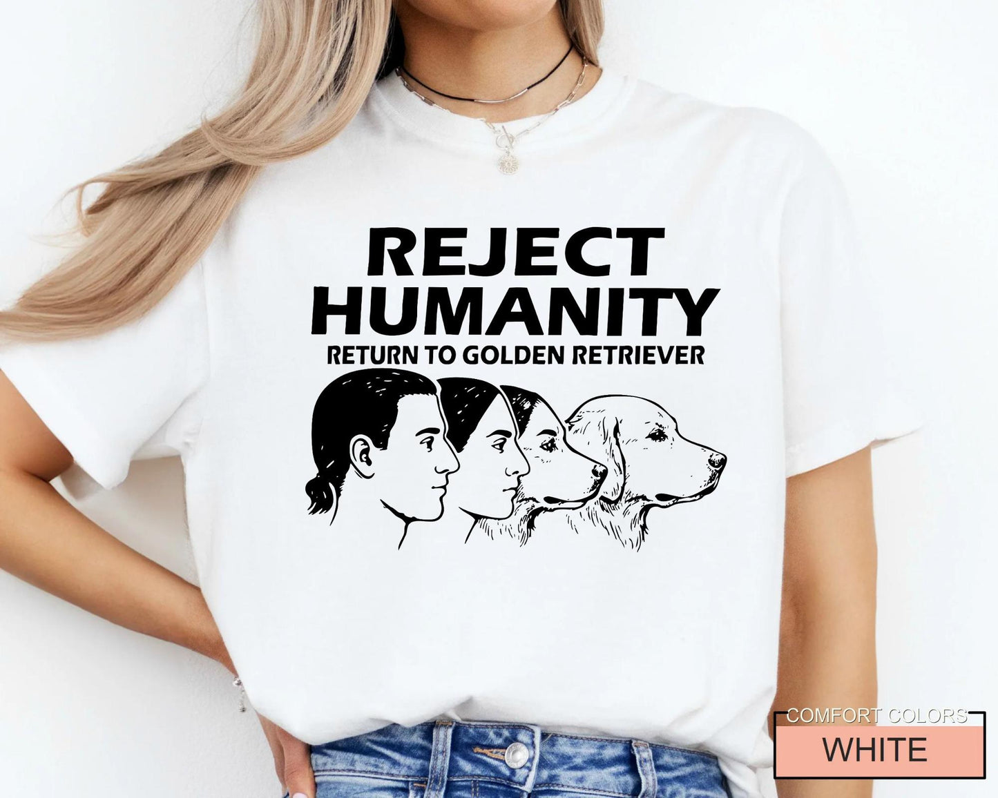 Return to Golden Retriever Shirt, Weirdcore Meme Tee