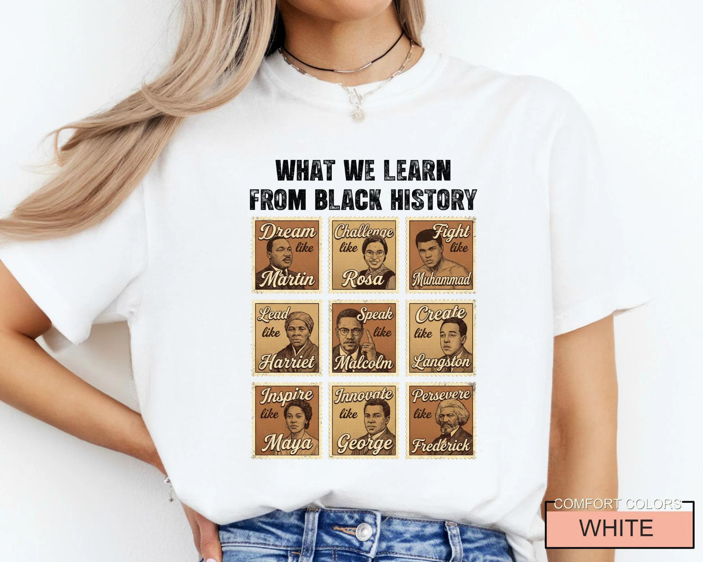 Black History Month Comfort Colors Tee, Civil Rights Shirt