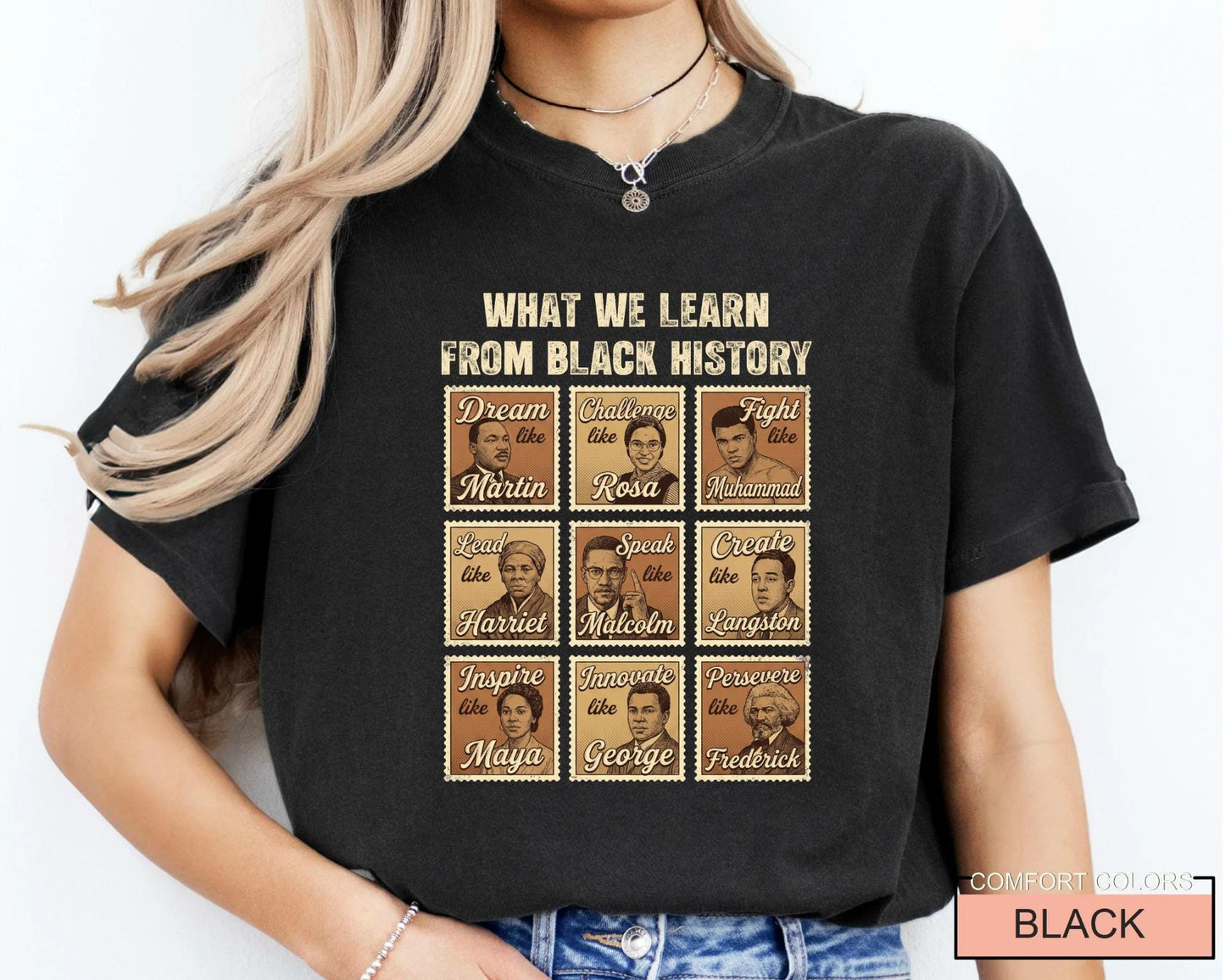 Black History Month Comfort Colors Tee, Civil Rights Shirt