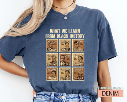 Black History Month Comfort Colors Tee, Civil Rights Shirt