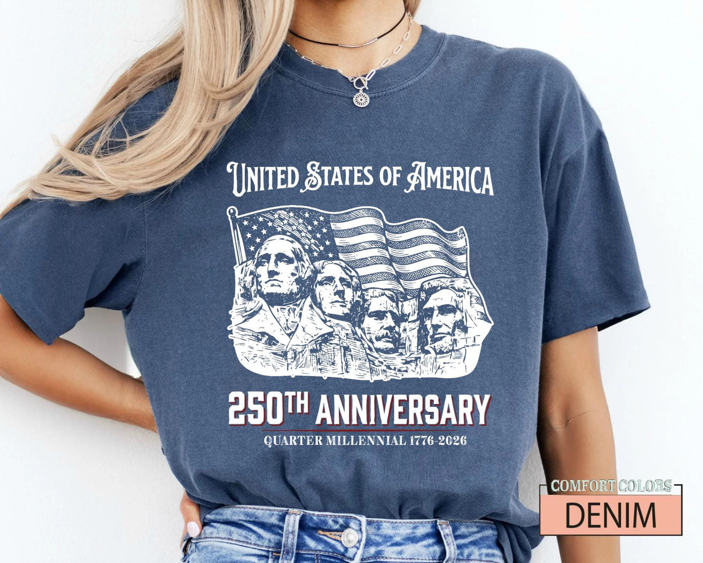 USA 250th Anniversary Shirt, 1776-2026 Semiquincentennial Patriotic Tee