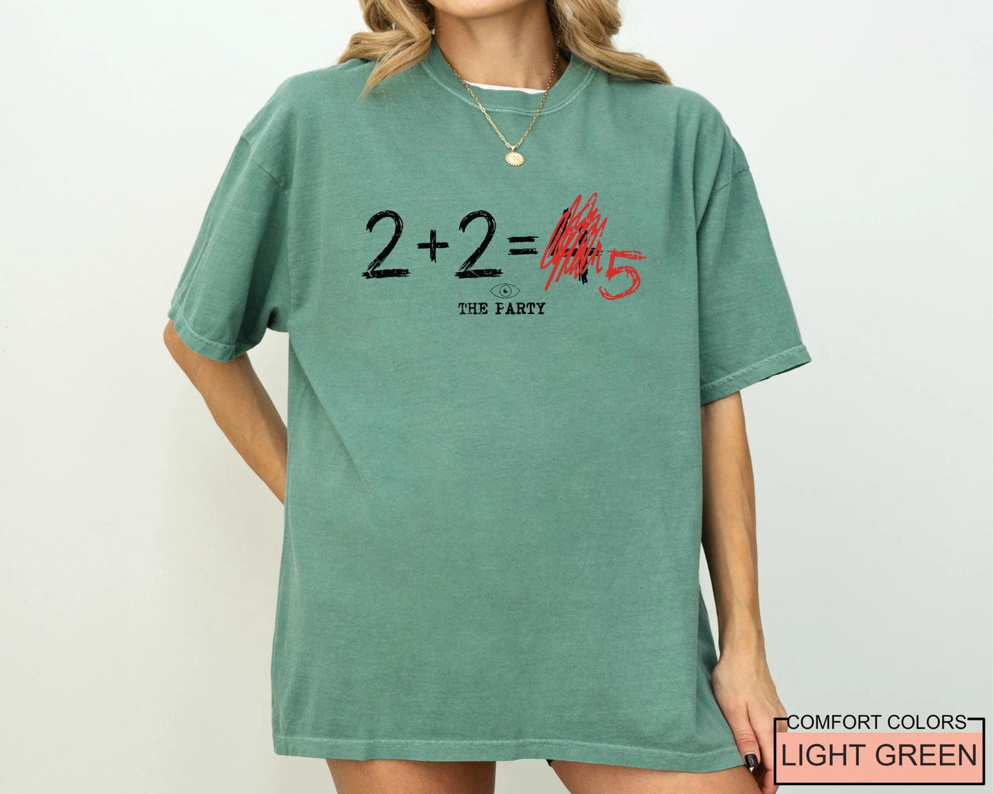 2+2= 5 George Orwell Tee, 1984 Quote Shirt