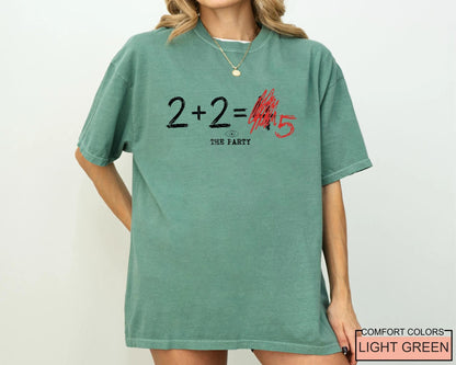 2+2= 5 George Orwell Tee, 1984 Quote Shirt