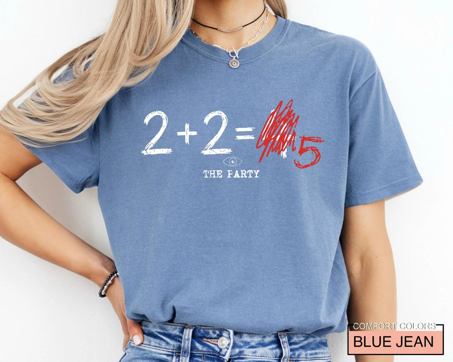 2+2= 5 George Orwell Tee, 1984 Quote Shirt