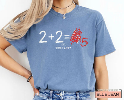 2+2= 5 George Orwell Tee, 1984 Quote Shirt