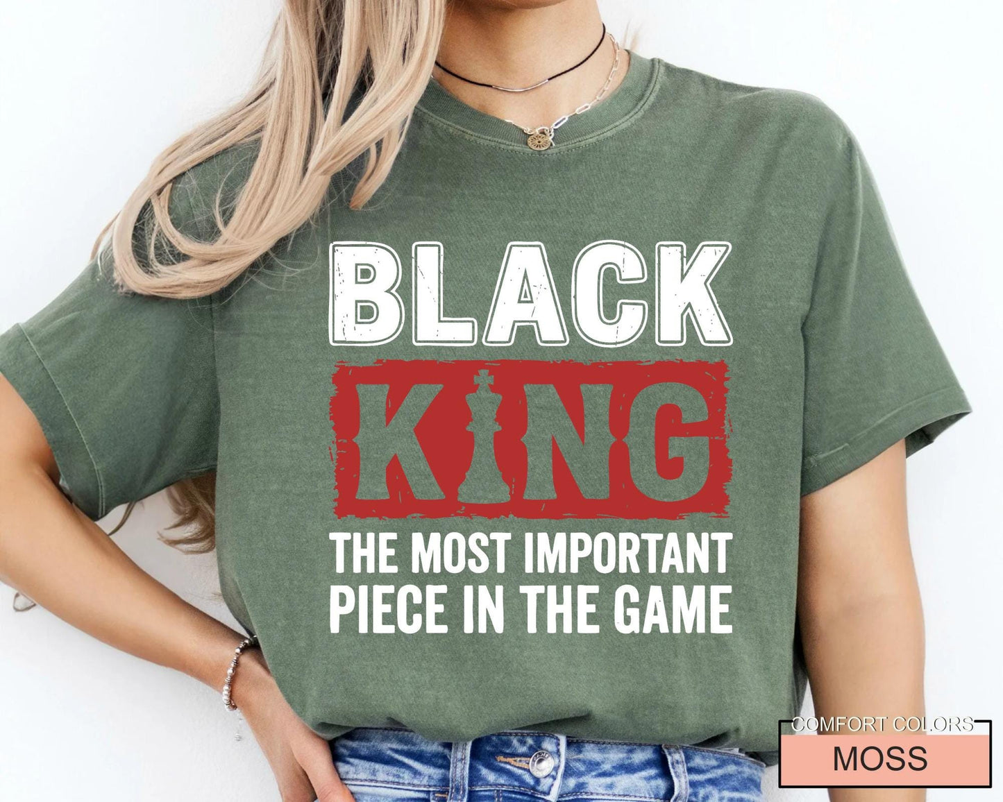 Black King The Important Piece in The Game Shirt,