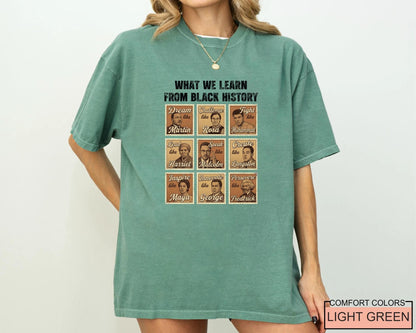 Black History Month Comfort Colors Tee, Civil Rights Shirt