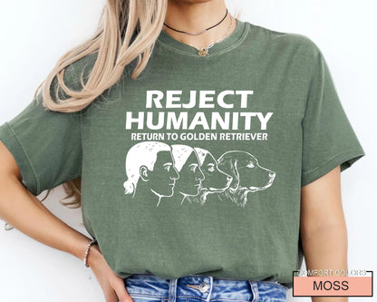 Return to Golden Retriever Shirt, Weirdcore Meme Tee
