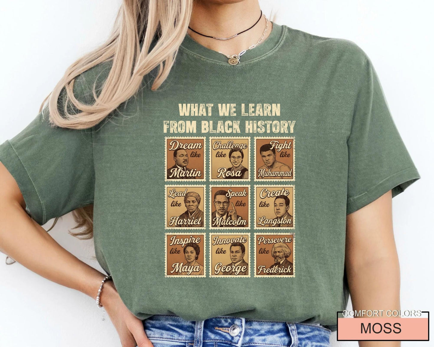 Black History Month Comfort Colors Tee, Civil Rights Shirt