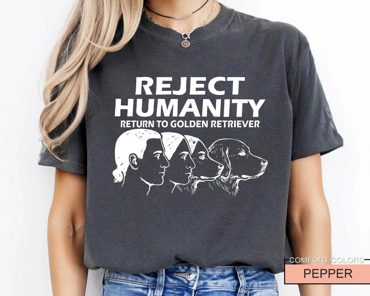Return to Golden Retriever Shirt, Weirdcore Meme Tee