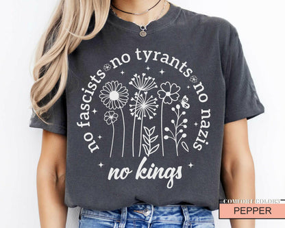 No Kings Anti Trump Shirt: Political Protest Tee
