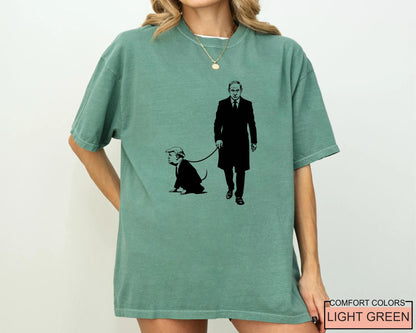 Trump is Netanyahu's Dog Anti Trump Shirt, Funny Political FDT Anti-Israel Outfit