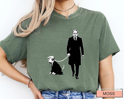Trump is Netanyahu's Dog Anti Trump Shirt, Funny Political FDT Anti-Israel Outfit