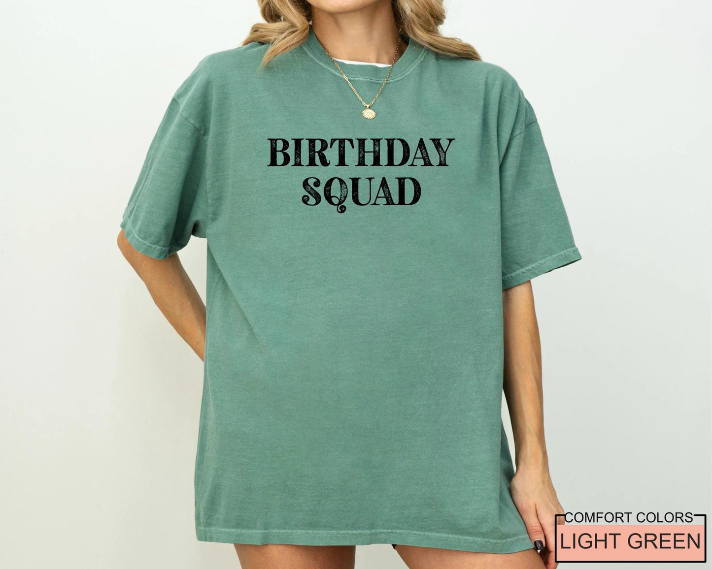 Birthday Squad Shirt, Any Year Bday Party Gift Celebration