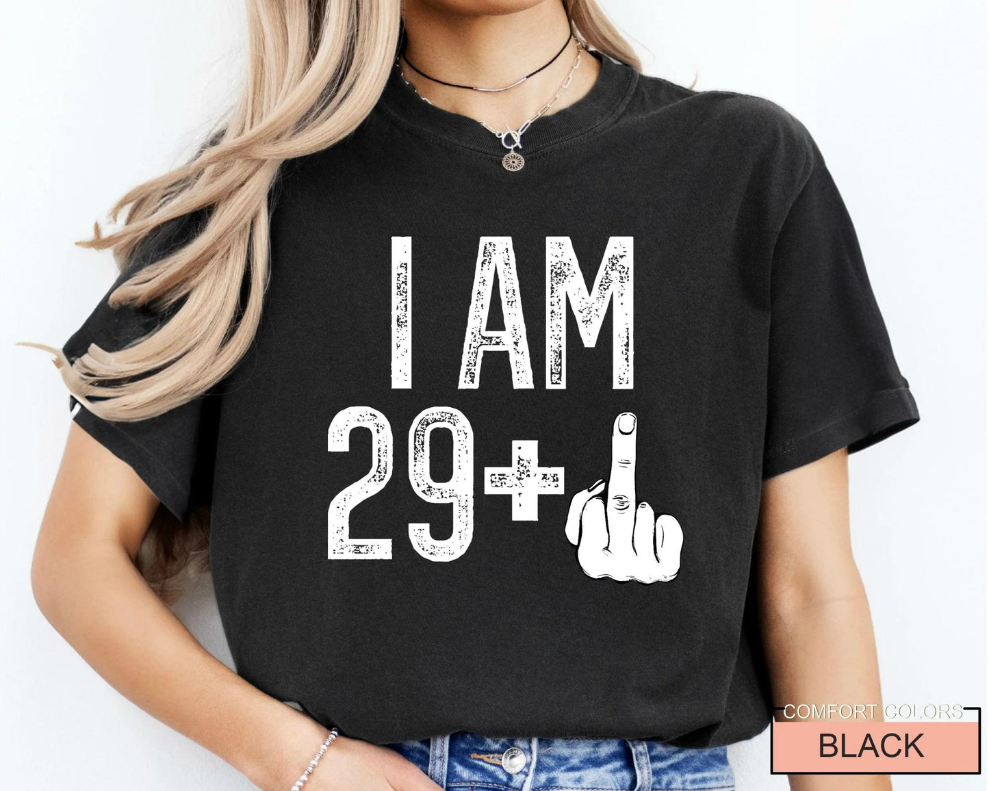 Funny 30th Birthday T-Shirt: Hello Thirty Middle Finger Bday Gift