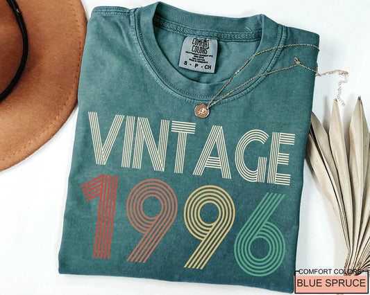 Vintage 1996 Comfort Colors T-Shirt, 30th Birthday Gift
