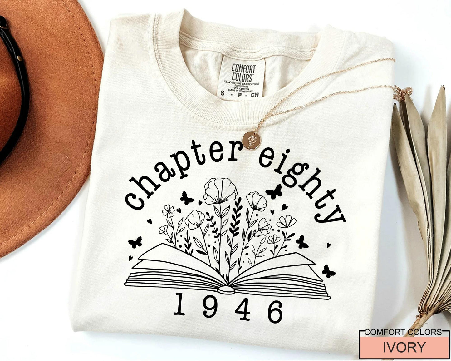 Chapter 80 Birthday Shirt for Women, Mother Born in 1946, Vintage 80th Bday Gift