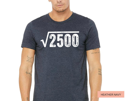 Square Root 50 Year Old Shirt, 1976 Years Old Tee