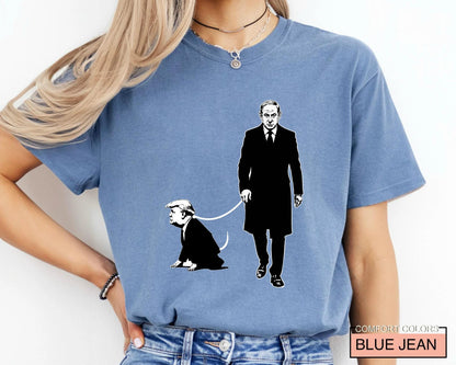 Trump is Netanyahu's Dog Anti Trump Shirt, Funny Political FDT Anti-Israel Outfit