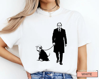 Trump is Netanyahu's Dog Anti Trump Shirt, Funny Political FDT Anti-Israel Outfit