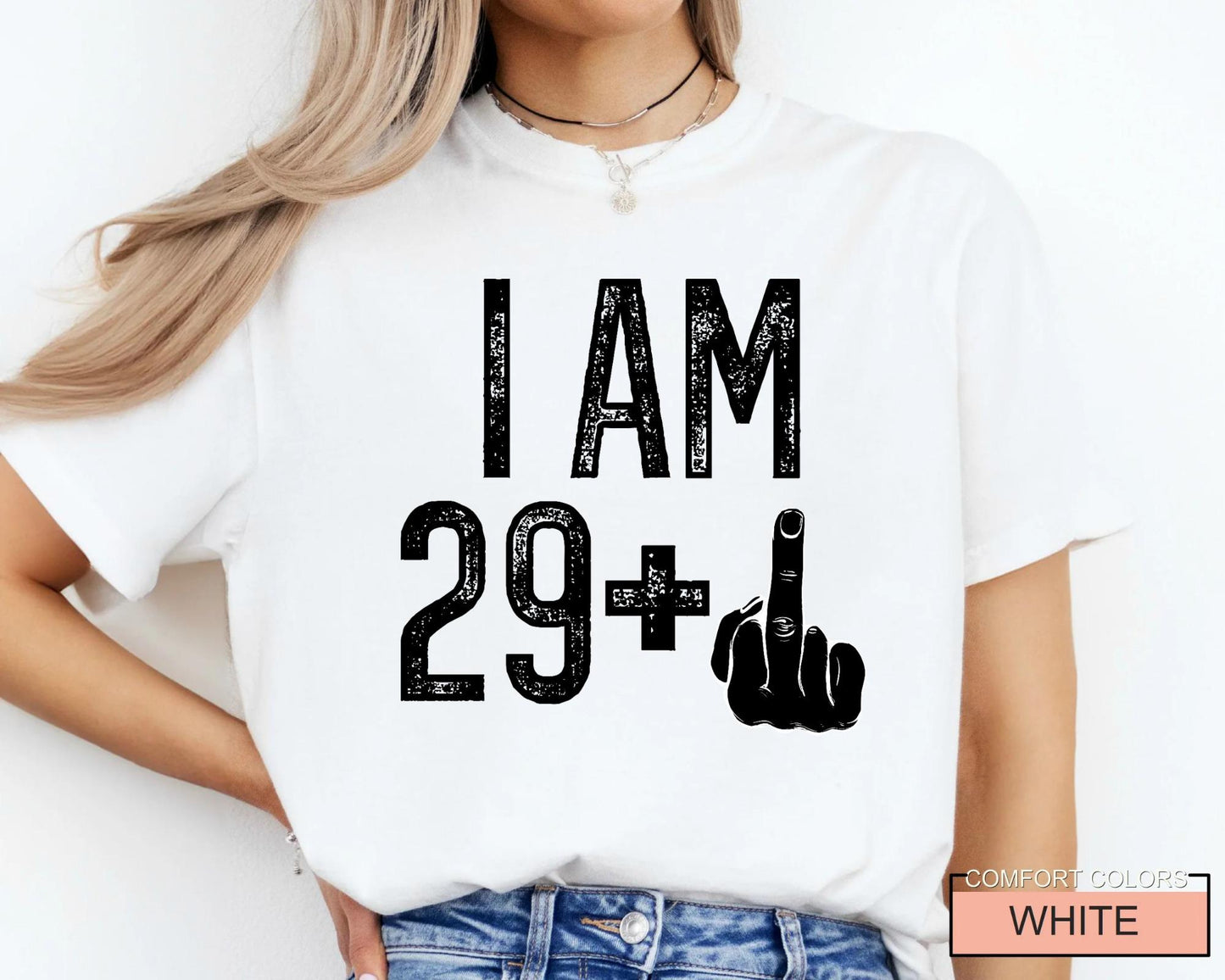 Funny 30th Birthday T-Shirt: Hello Thirty Middle Finger Bday Gift