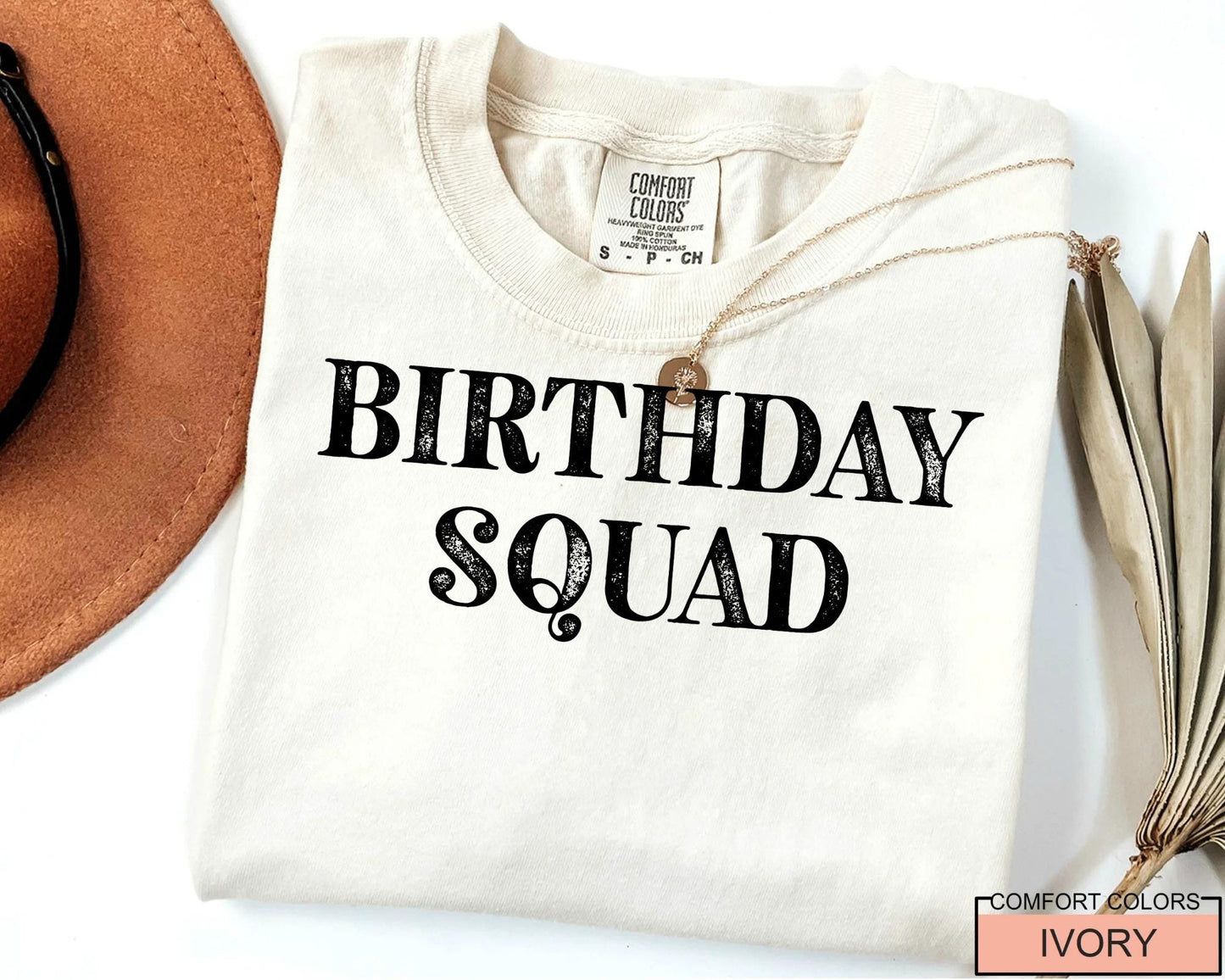 Birthday Squad Shirt, Any Year Bday Party Gift Celebration