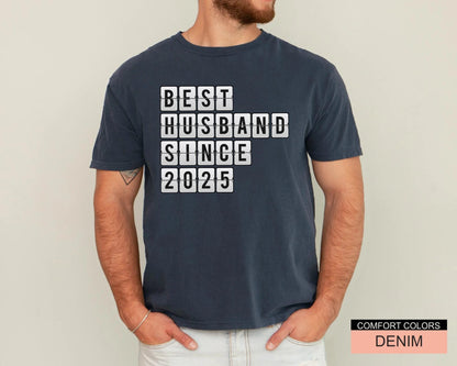 Best Husband T-Shirt, Customizable Year Anniversary Shirt