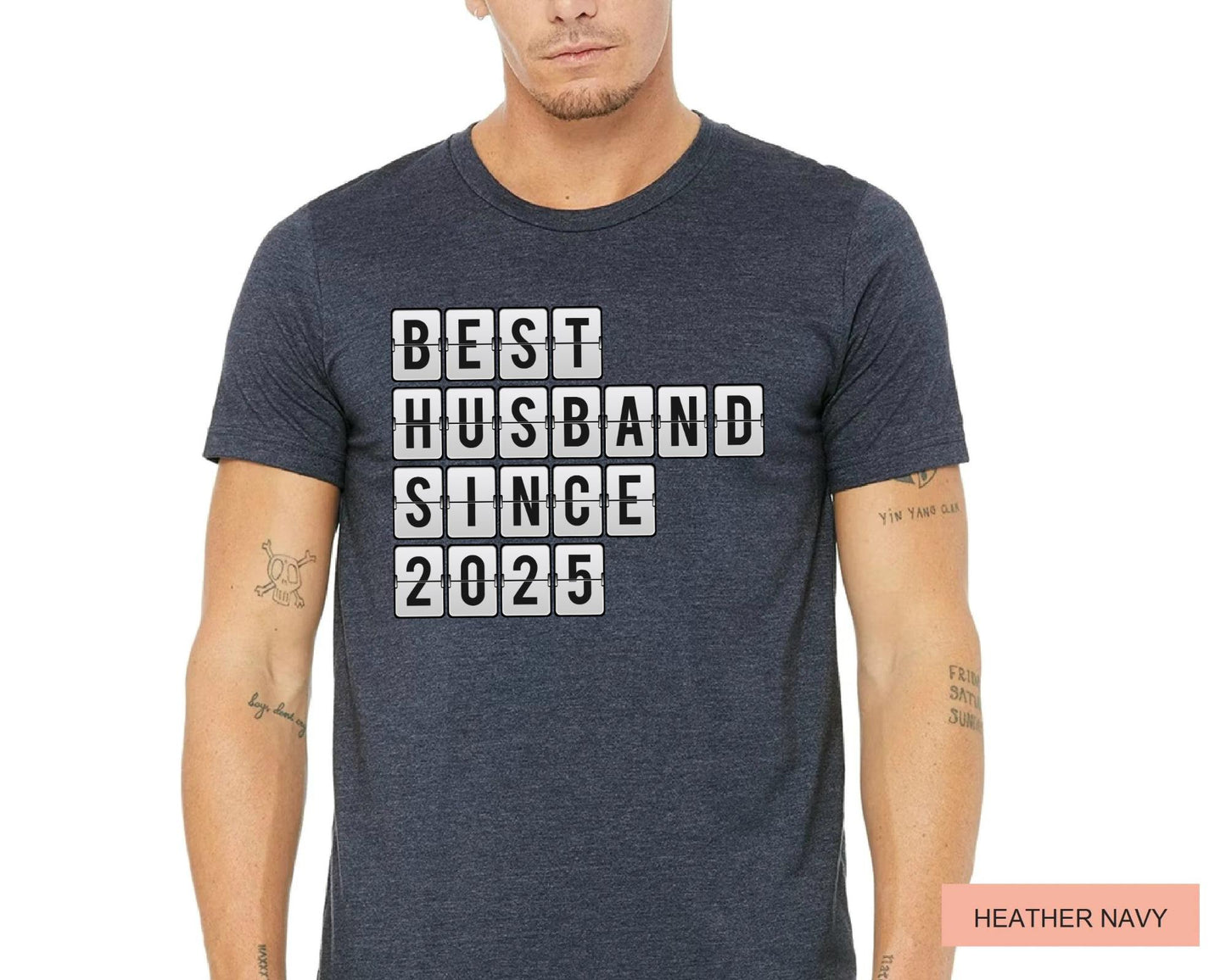 Best Husband T-Shirt, Customizable Year Anniversary Shirt