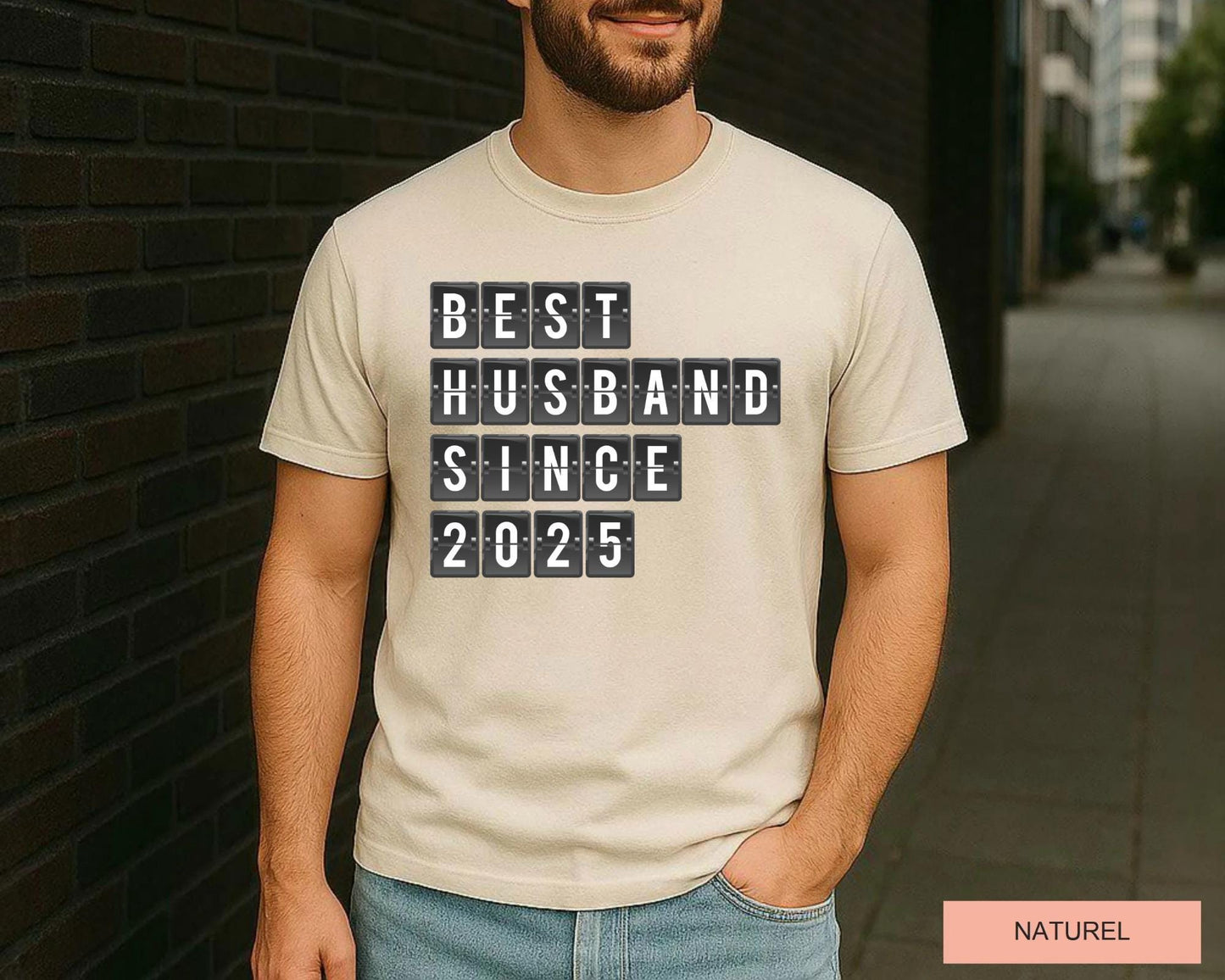 Best Husband T-Shirt, Customizable Year Anniversary Shirt